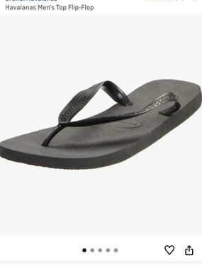 Havaianas Men's Black Flip-Flops Size 9-10 men or size 41-42